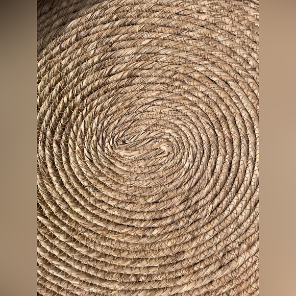 Round Woven Basket with Handles - Picture 5 of 9